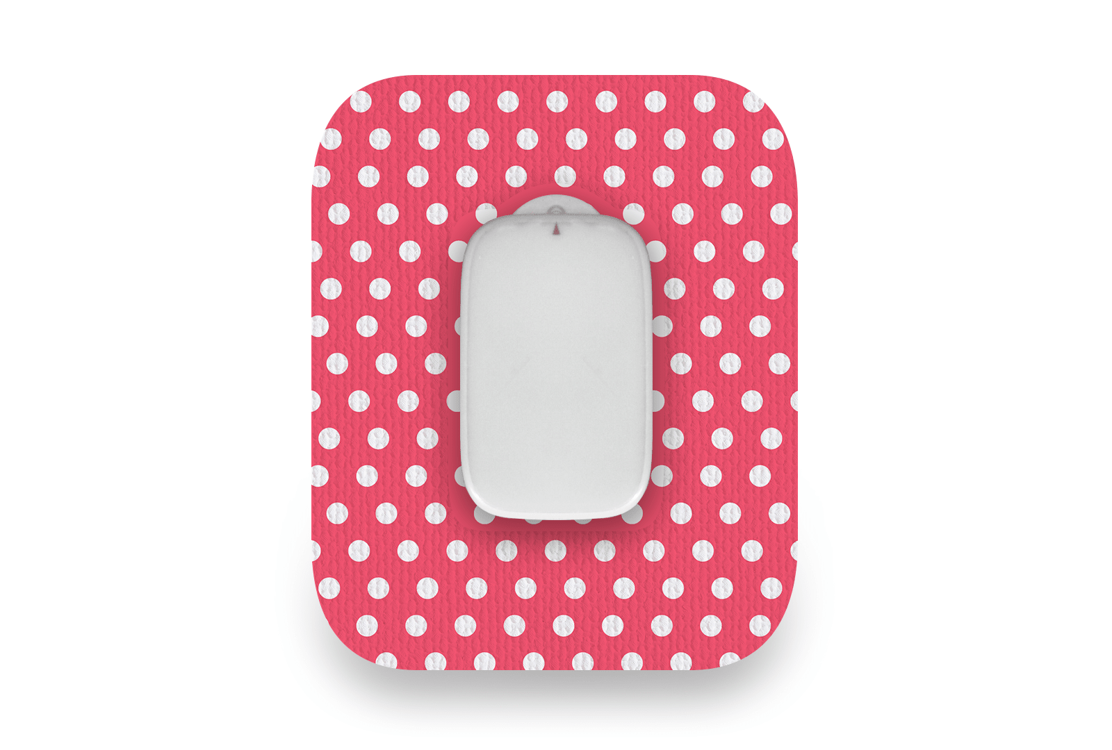 Red Polka Dot Patch for Freestyle Libre diabetes supplies and insulin pumps