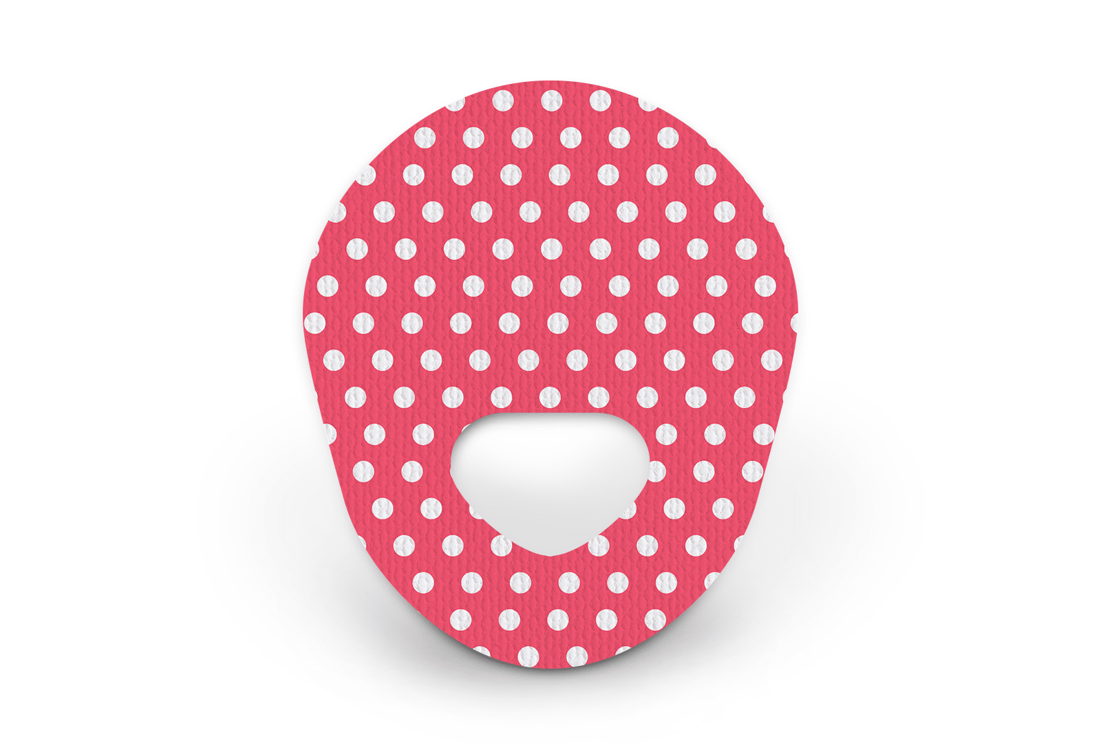 Red Polka Dot Patch for Freestyle Libre diabetes supplies and insulin pumps