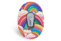 Retro Rainbow Patch for Dexcom G6 / One diabetes supplies and insulin pumps