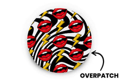 Retro Rockstar Patch - Overpatches for Single diabetes supplies and insulin pumps