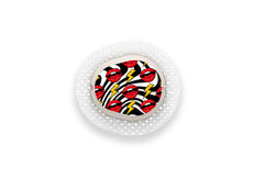 Retro Rockstar Sticker for Novopen 4, 5, 6, or Echo diabetes supplies and insulin pumps