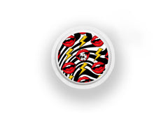 Retro Rockstar Sticker for Novopen 4, 5, 6, or Echo diabetes supplies and insulin pumps