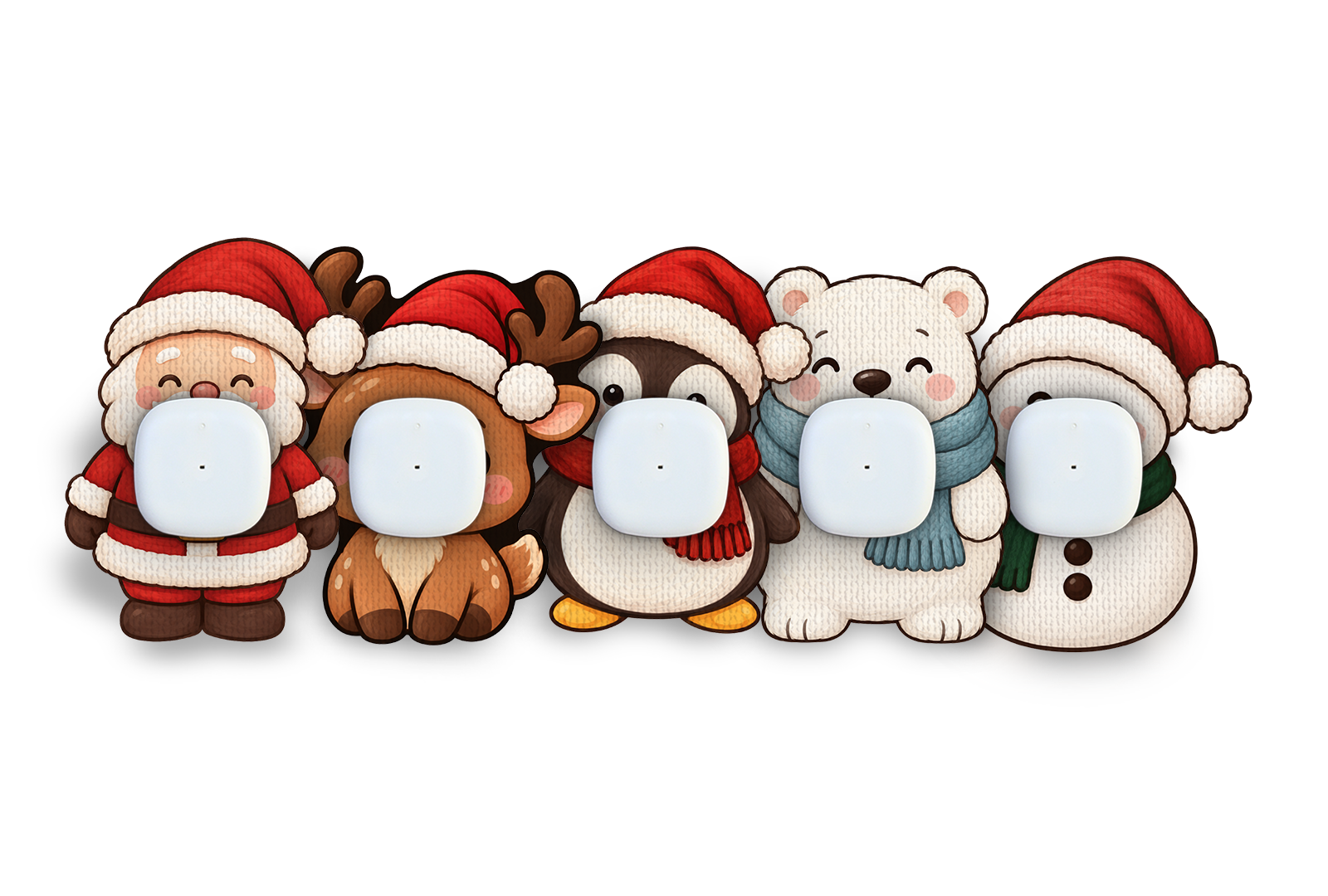 Die kleinen Helfer des Weihnachtsmanns für Medtronic Simplera-Diabeteszubehör und Insulinpumpen