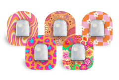 Sassy Summer Patch Pack for Omnipod - 5 Pack diabetes supplies and insulin pumps