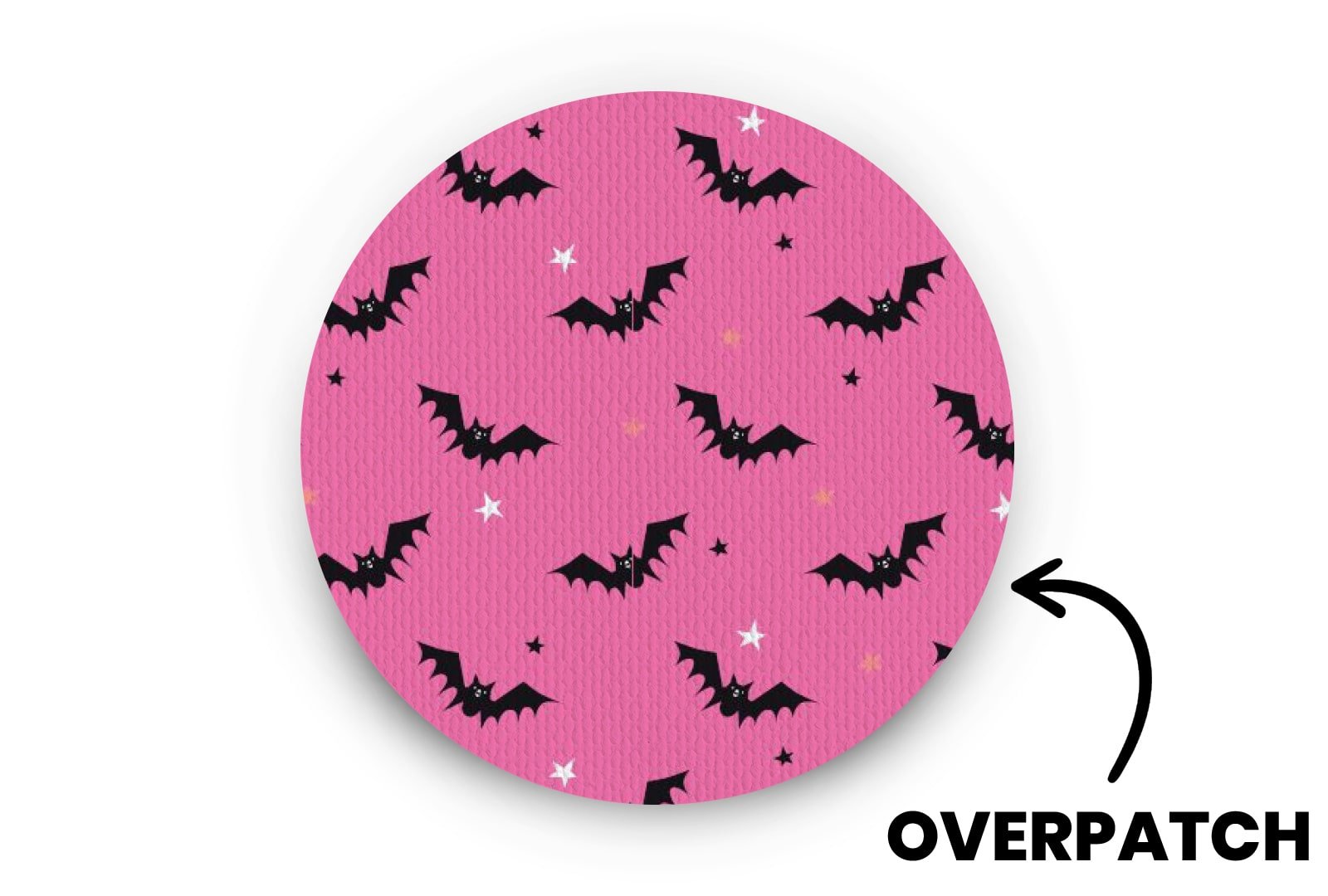 Scary Bats Patch - Overpatches for Single diabetes supplies and insulin pumps