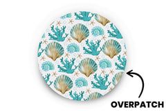 Seashells Patch - Overpatches for Single diabetes supplies and insulin pumps