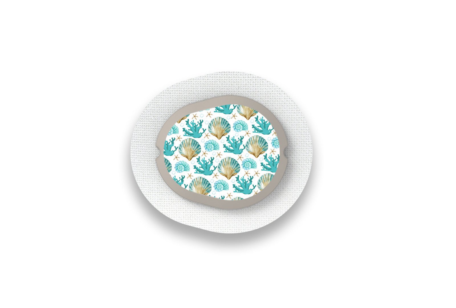 Seashells Sticker for Novopen 4, 5, 6, or Echo diabetes supplies and insulin pumps