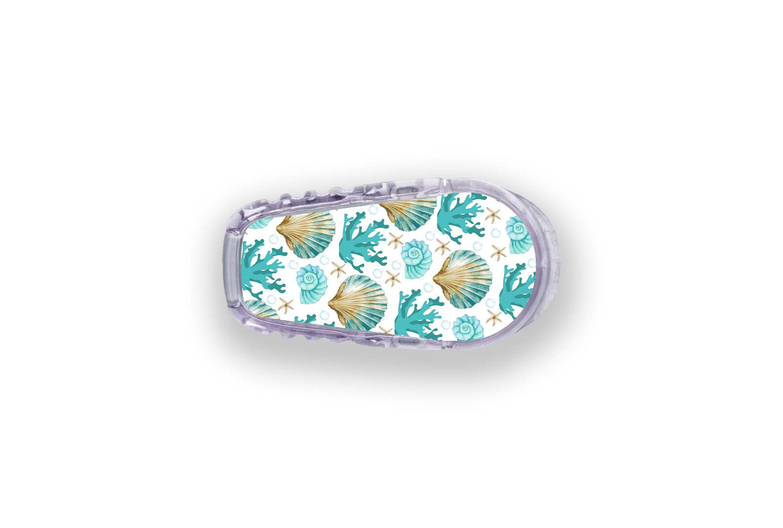 Seashells Sticker for Novopen 4, 5, 6, or Echo diabetes supplies and insulin pumps