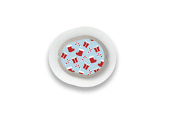 Secret Santa Stickers for Dexcom G7 / One+ Sensor diabetes supplies and insulin pumps