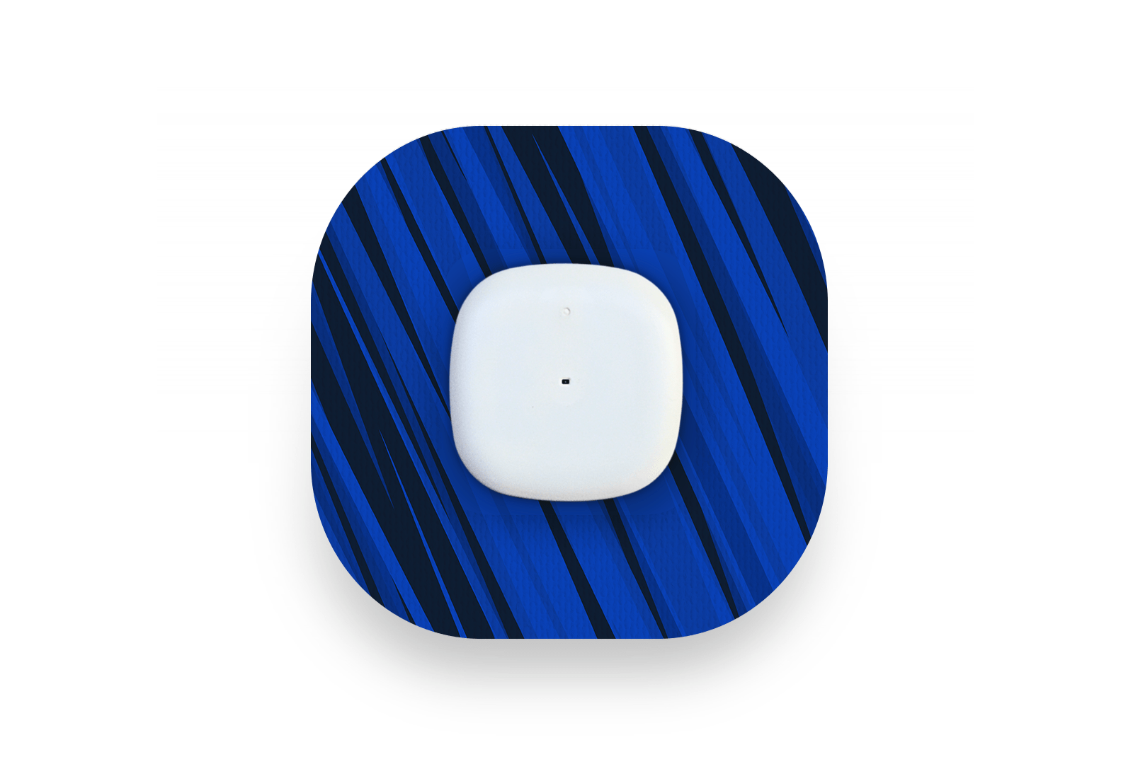 Sharp Blue and Black Patch - Simplera for Single diabetes supplies and insulin pumps