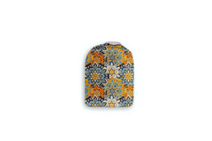 70's Funky Florals Sticker for Omnipod 4 & 5 Pump diabetes CGMs and insulin pumps