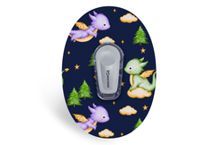 Sleepy Dragons Patch - Dexcom G6 / One for Dexcom G6 / One diabetes supplies and insulin pumps