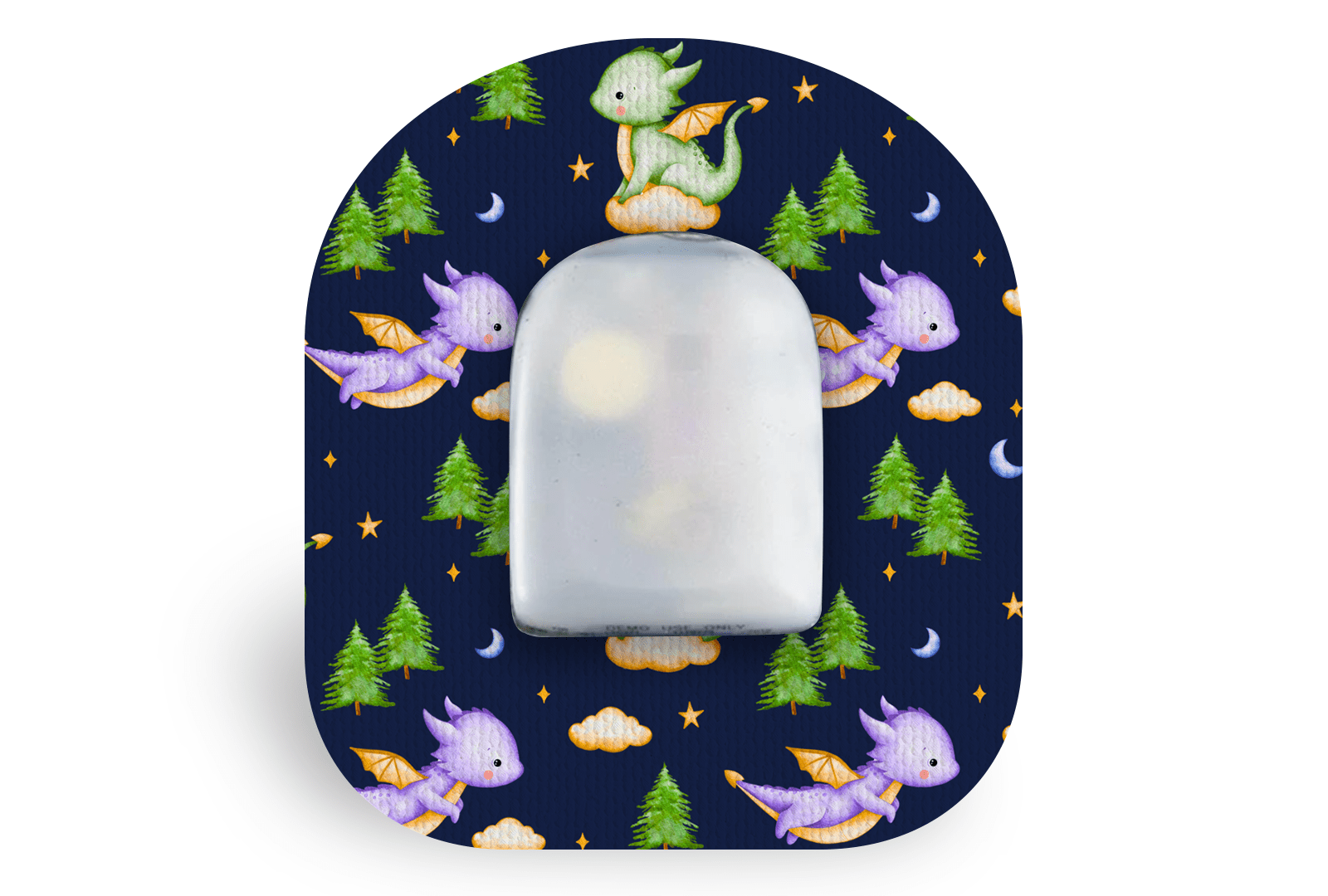 Sleepy Dragons Patch - Omnipod for Omnipod diabetes supplies and insulin pumps