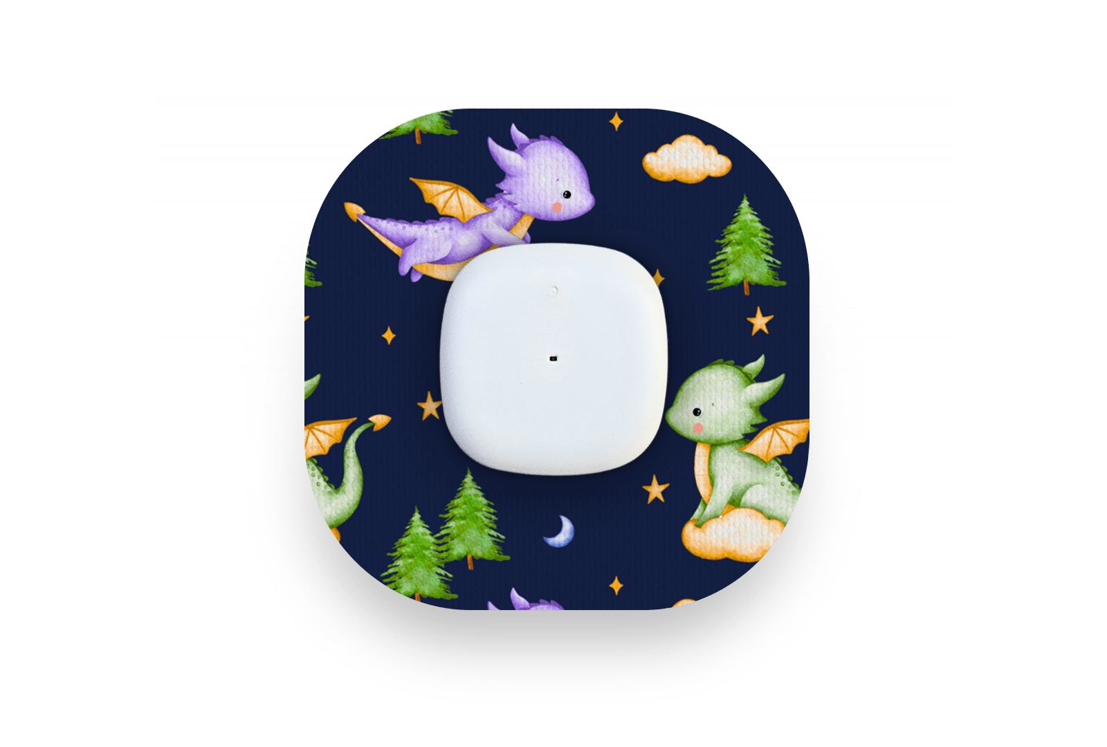 Sleepy Dragons Patch - Simplera for Single diabetes supplies and insulin pumps
