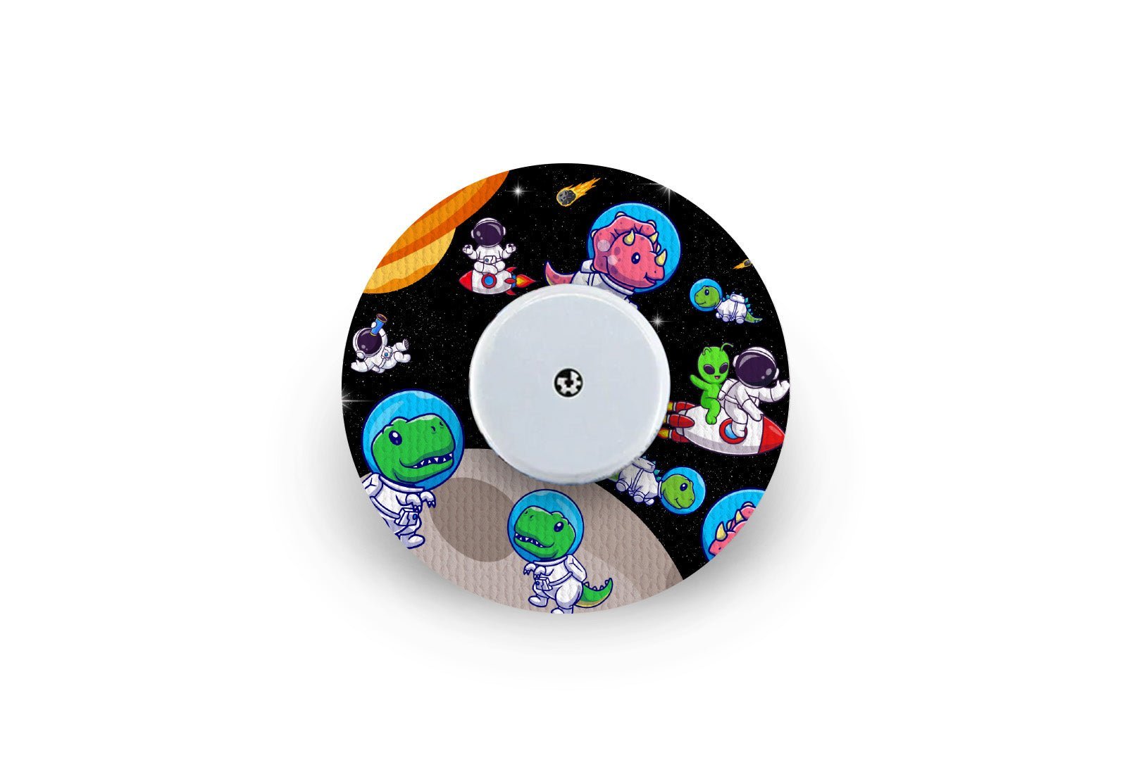 Space Dinosaur Patch - 20 Pack for Freestyle Libre 2 diabetes supplies and insulin pumps