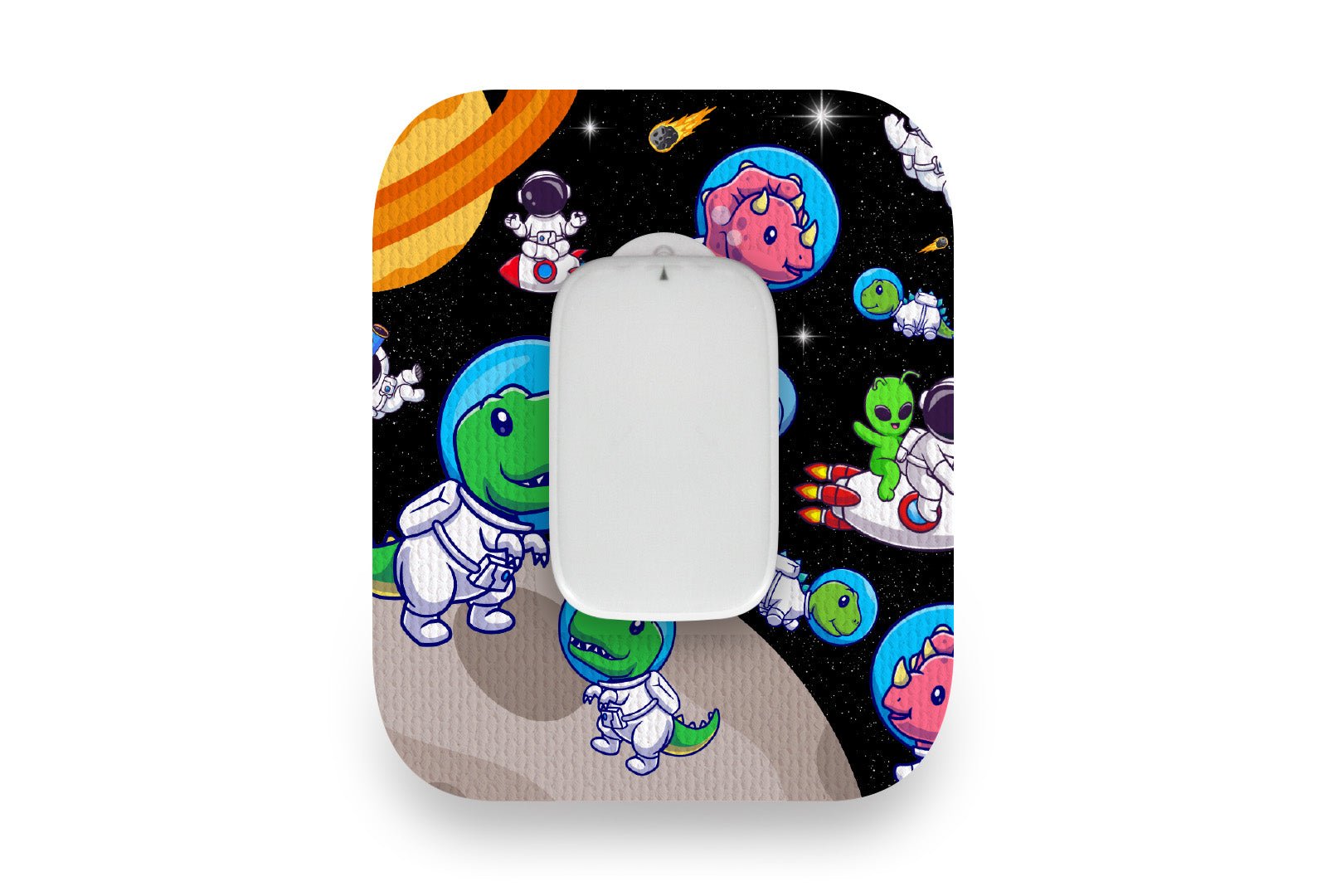 Space Dinosaur Patch for Medtrum CGM diabetes supplies and insulin pumps