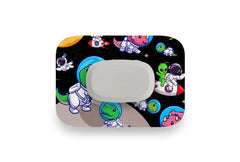 Space Dinosaur Patch for GlucoRX Aidex diabetes supplies and insulin pumps