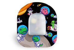 Space Dinosaur Patch for Omnipod diabetes supplies and insulin pumps