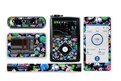 Space Dinosaur Sticker for Novopen 4, 5, 6, or Echo diabetes supplies and insulin pumps