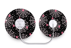 Sparkling Spider Web Patch - Minimed Sure - T for Single diabetes supplies and insulin pumps
