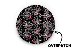 Sparkling Spider Web Patch - Overpatches for Single diabetes supplies and insulin pumps