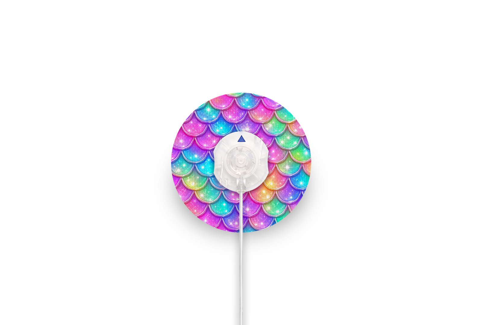 Sparkly Scales Patch for Minimed QuickSet diabetes supplies and insulin pumps
