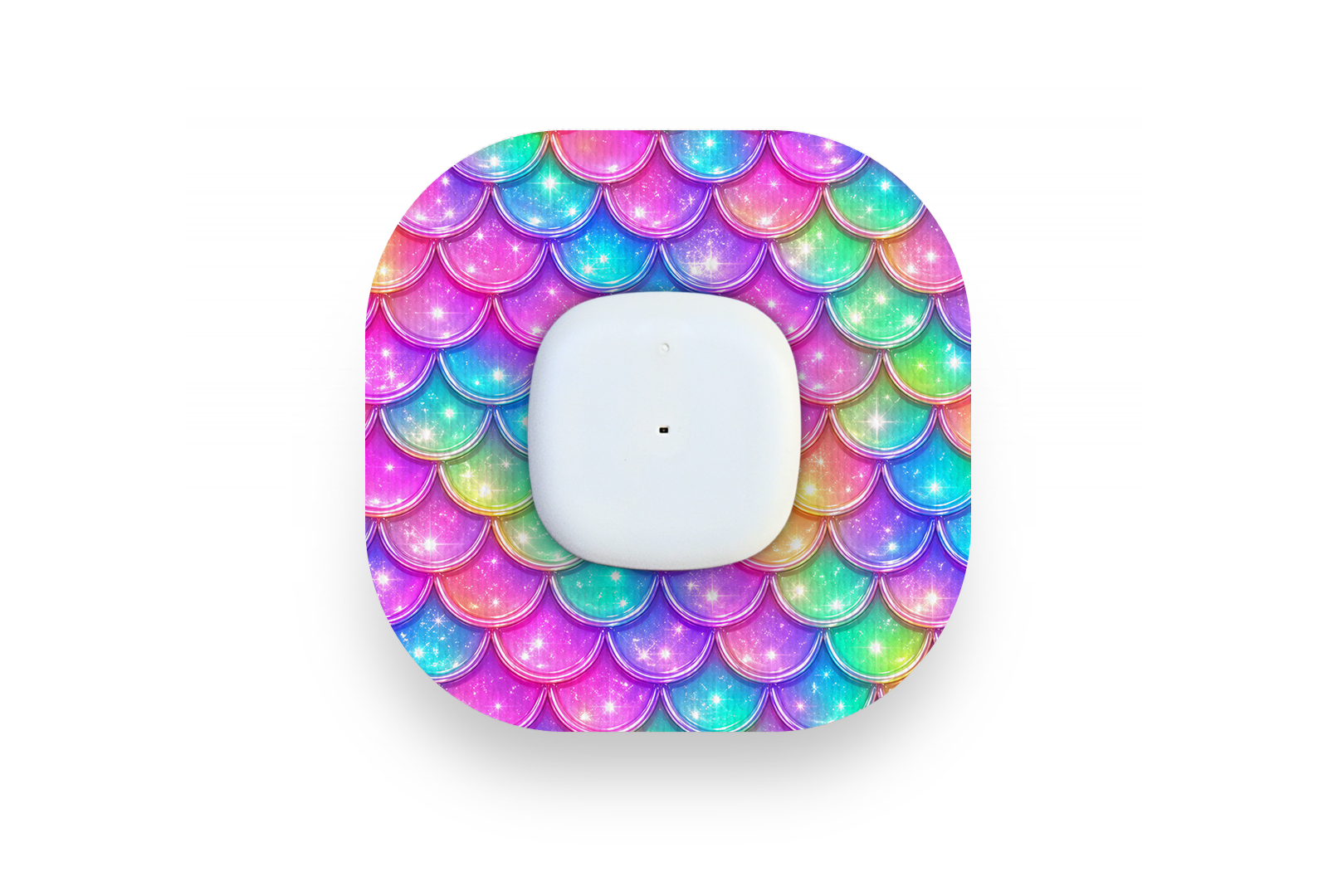 Sparkly Scales Patch for Simplera diabetes supplies and insulin pumps