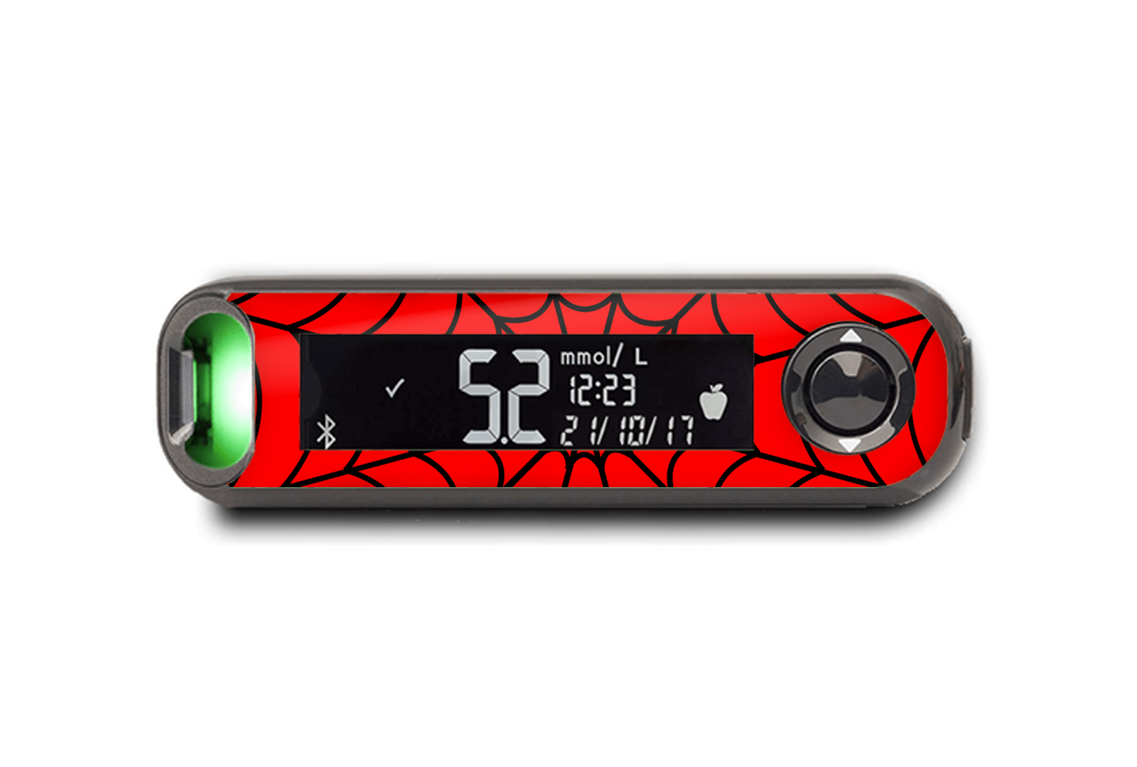 Spider Hero Sticker for Contour Next One diabetes supplies and insulin pumps