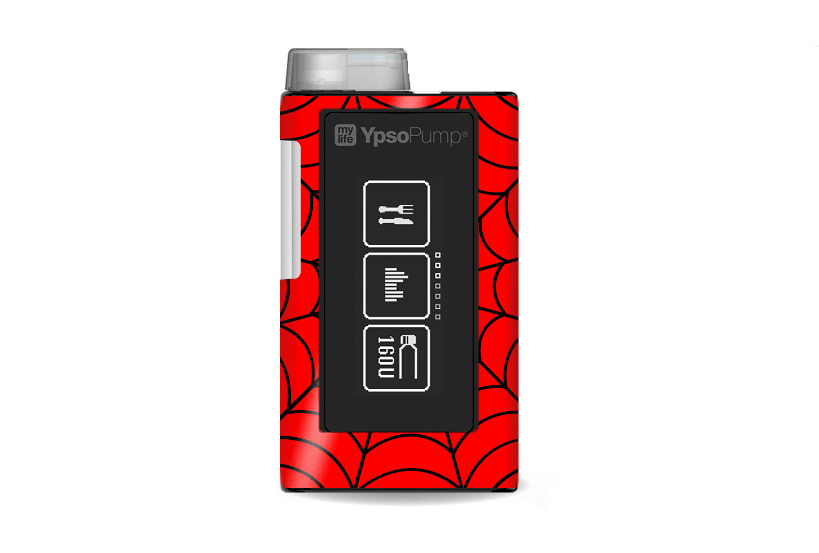 Spider Hero Sticker for Ypsomed MyLife diabetes supplies and insulin pumps
