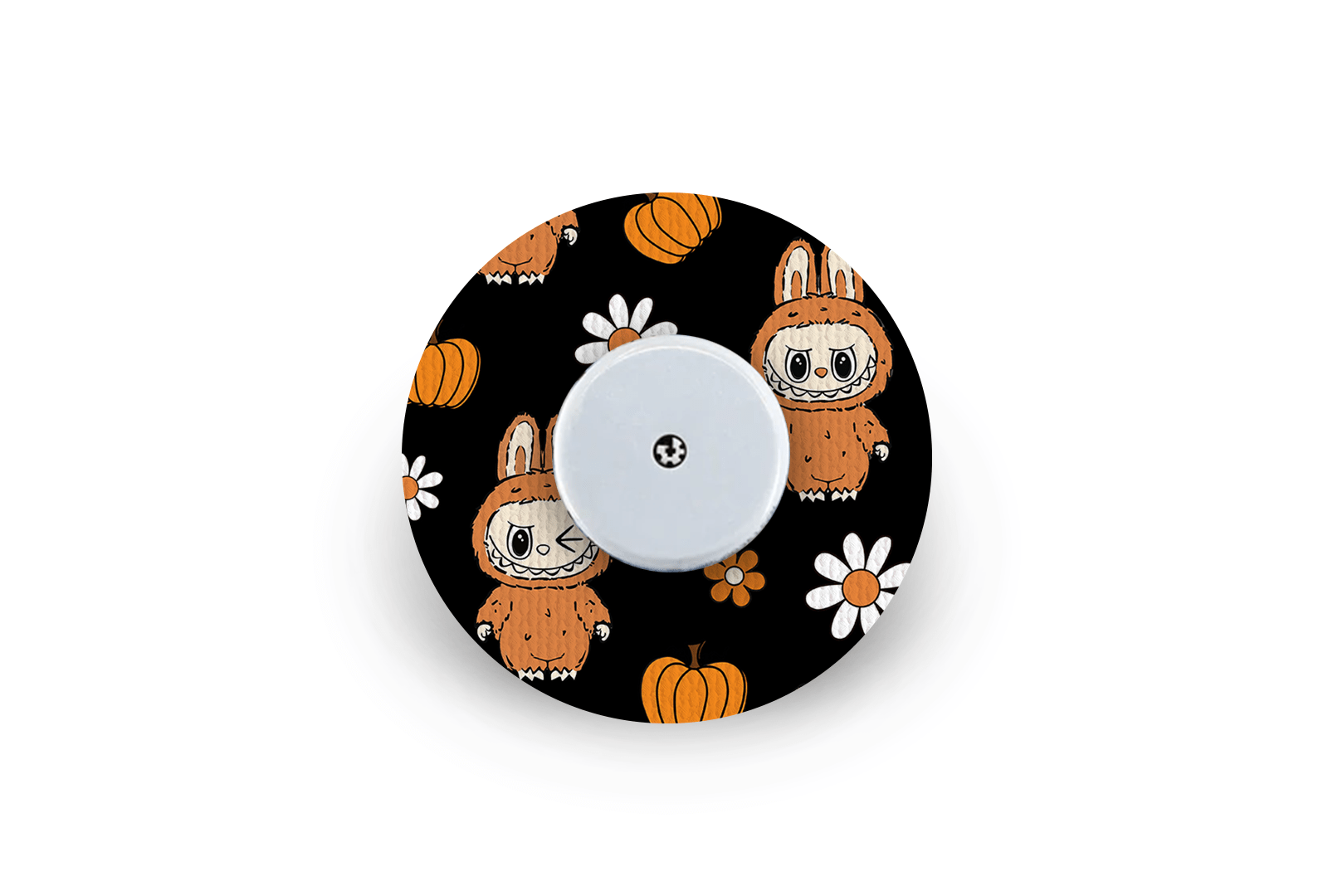 Spooky Labubu Patch for Freestyle Libre 2 diabetes supplies and insulin pumps