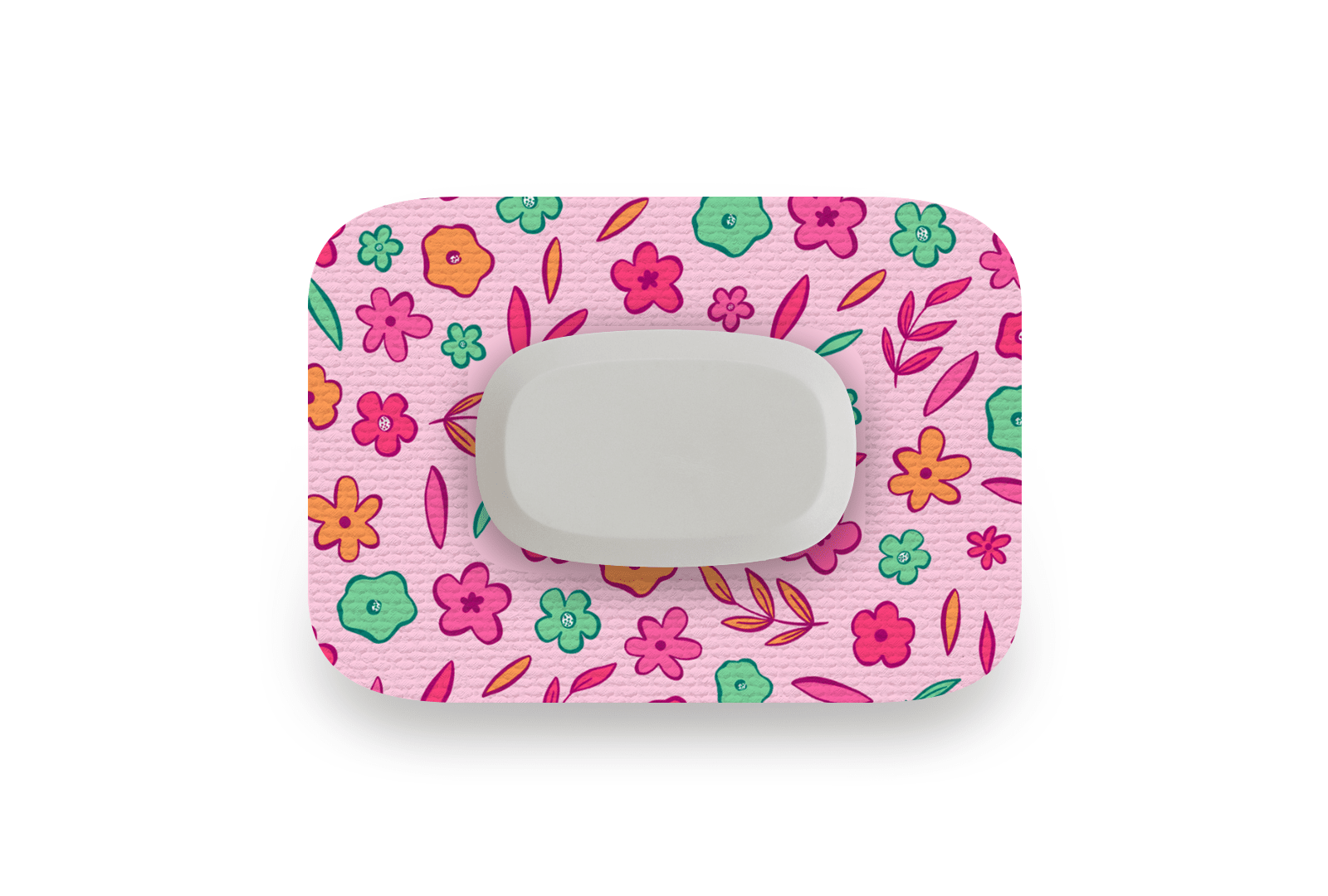 Spring Doodle Patch for GlucoRX Aidex diabetes supplies and insulin pumps