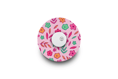 Spring Doodle Patch - Libre 3 for Single diabetes supplies and insulin pumps