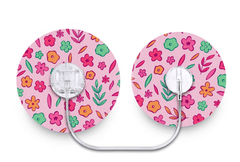 Spring Doodle Patch - Minimed Sure - T for Single diabetes supplies and insulin pumps