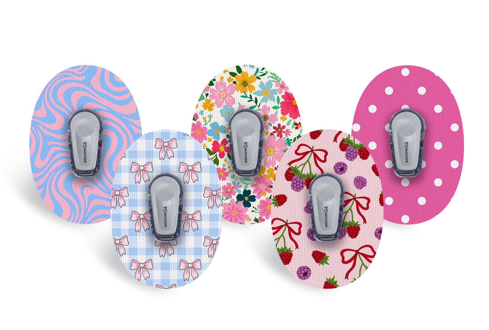 Spring Patch Pack for Dexcom G6 / One diabetes supplies and insulin pumps