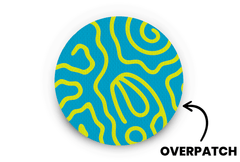 Squiggly Patch for Generic Overpatch diabetes supplies and insulin pumps