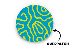 Squiggly Patch for Generic Overpatch diabetes supplies and insulin pumps
