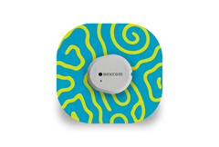 Squiggly Patch for Dexcom G7 / One+ diabetes supplies and insulin pumps