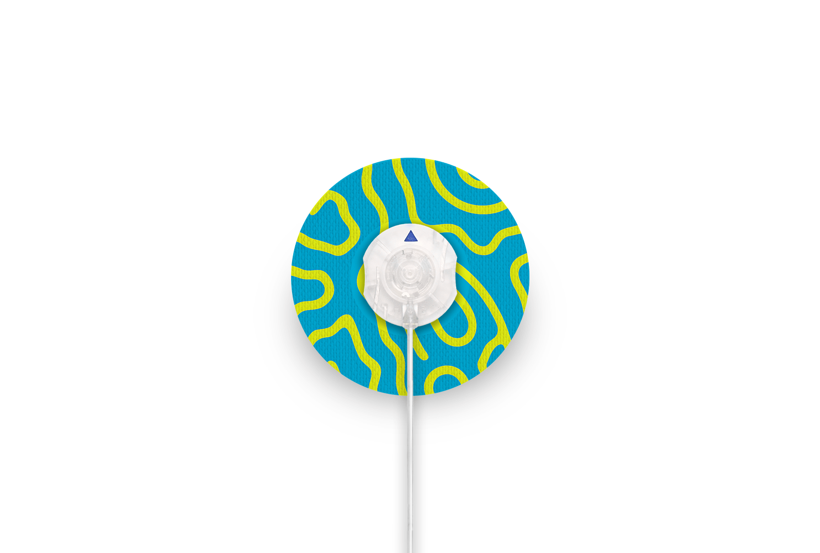 Squiggly Patch for Minimed QuickSet diabetes supplies and insulin pumps