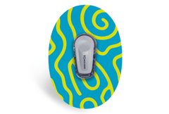 Squiggly Patch for Dexcom G6 / One diabetes supplies and insulin pumps