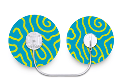 Squiggly Patch - Minimed Sure - T for Single diabetes supplies and insulin pumps