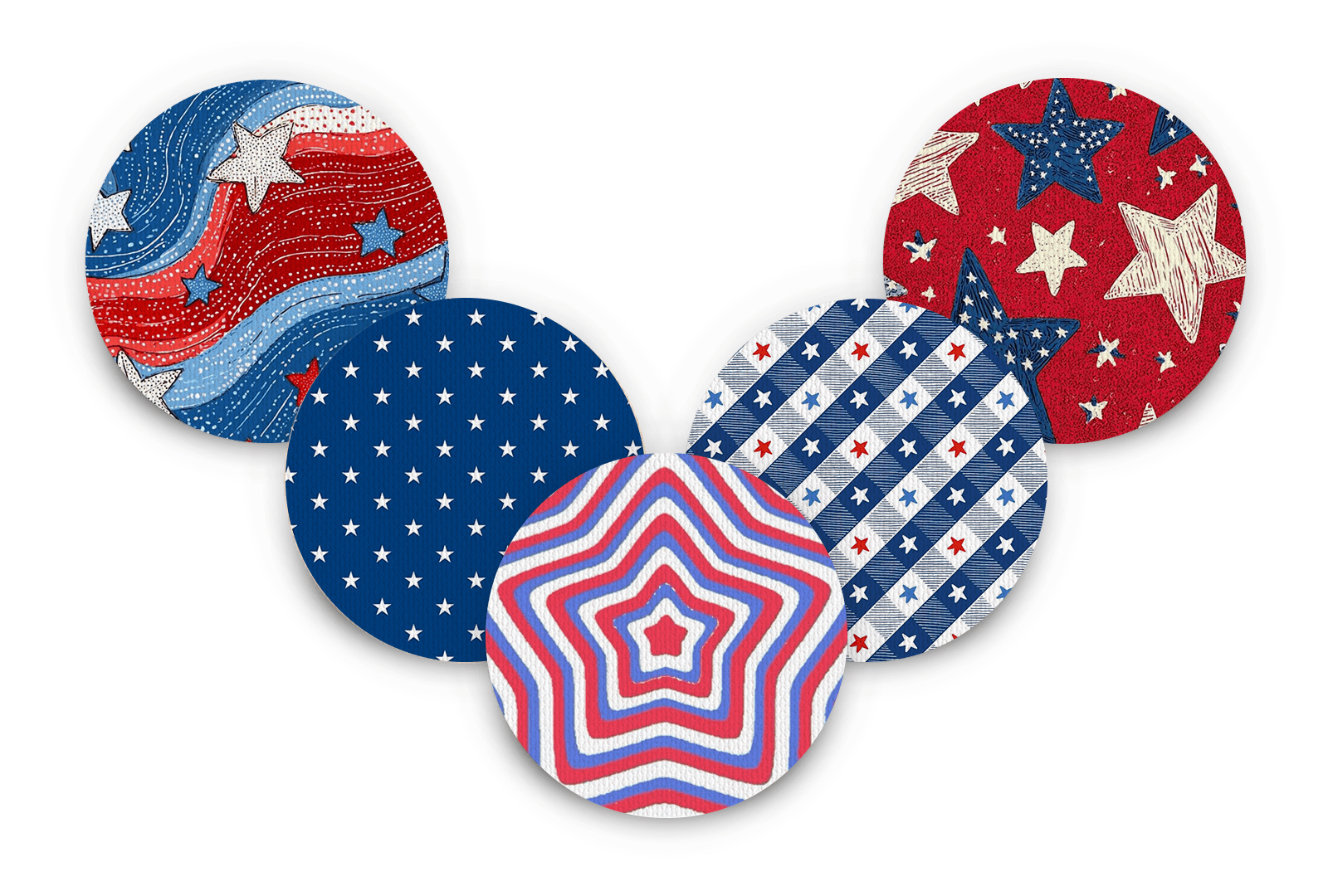 Stars Patch Pack for Generic Overpatch diabetes supplies and insulin pumps