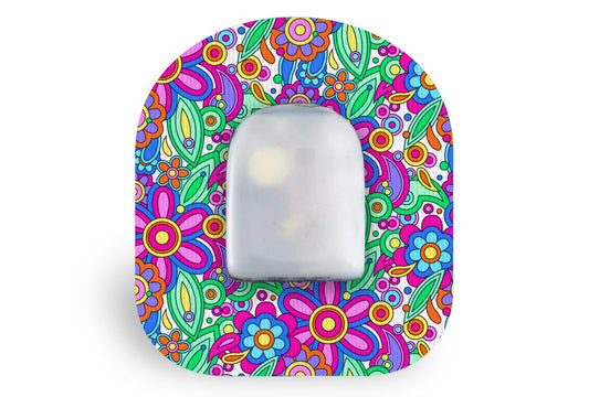 Stay Groovy Patch - Omnipod for Single diabetes supplies and insulin pumps
