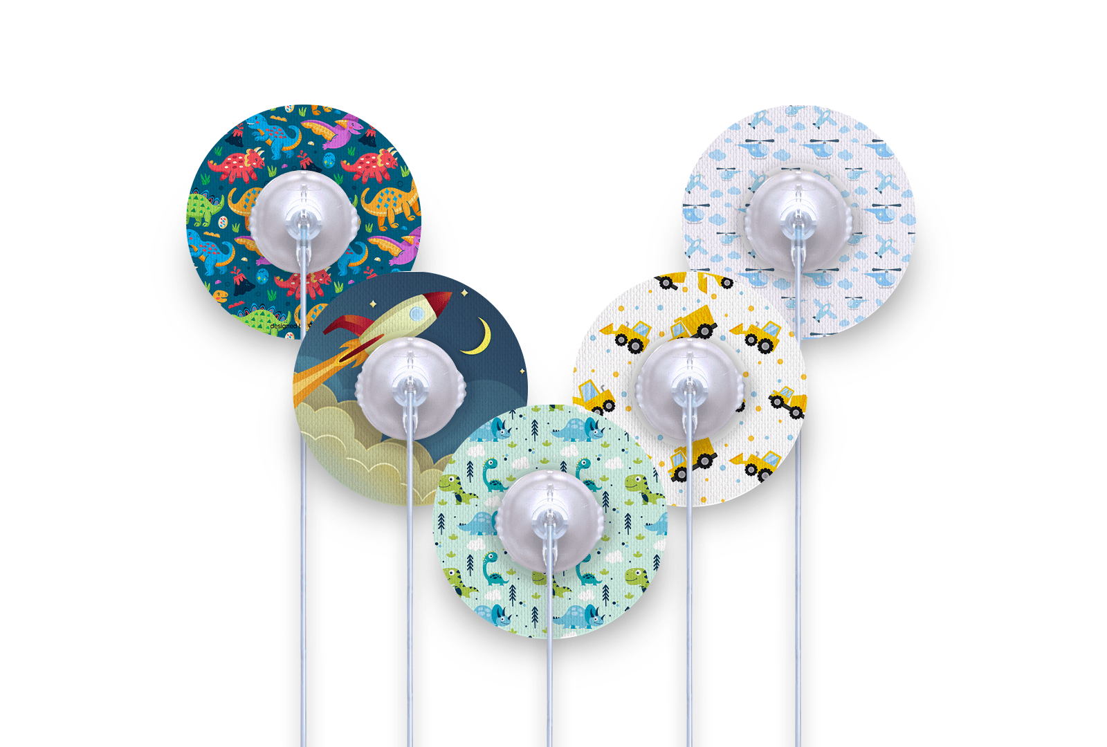 STEM Kids Patch Pack for Ypsomed Mylife Orbit - 5 - Pack diabetes supplies and insulin pumps