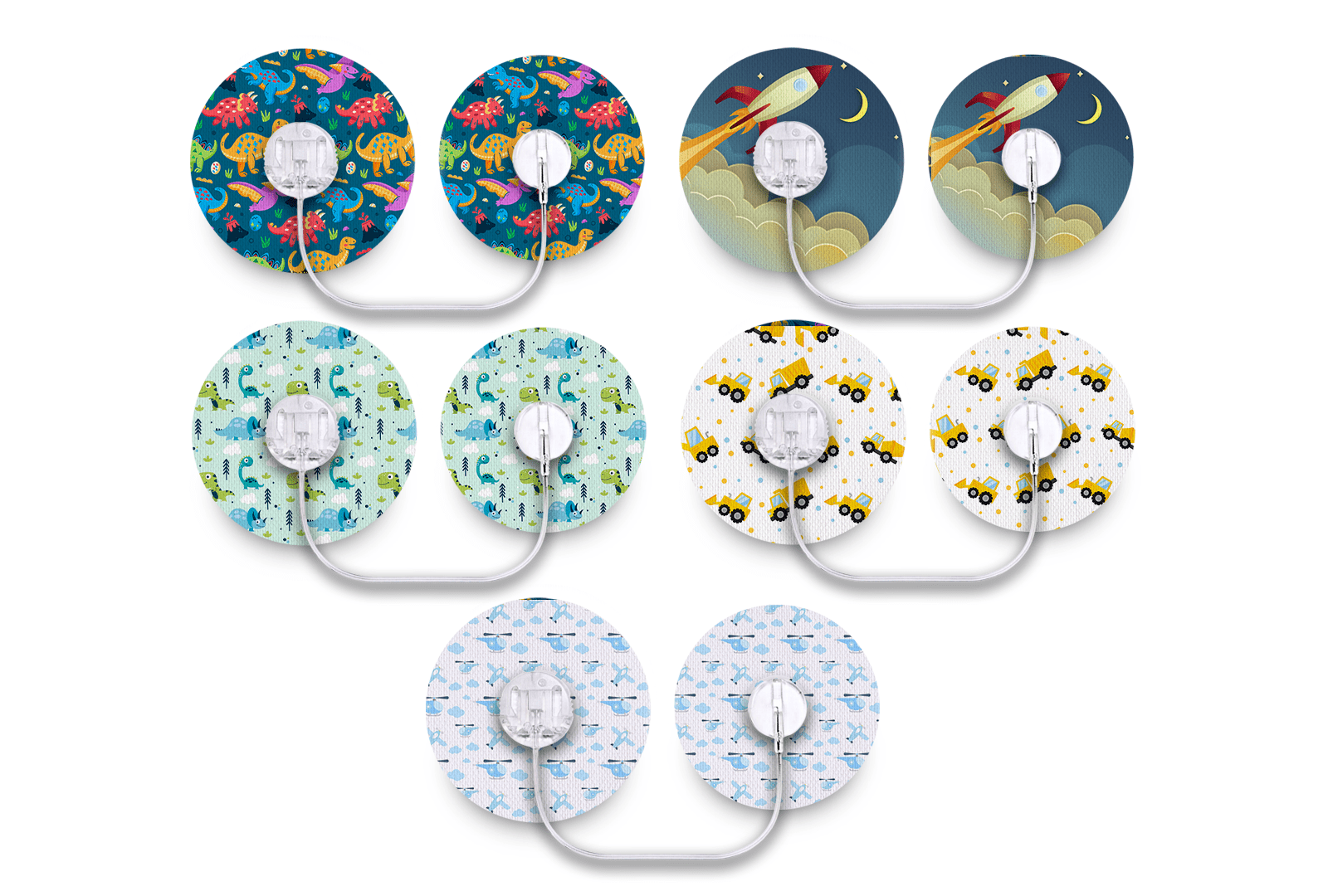 STEM Kids Patch Pack for Tru - Steel - 5 - Pack diabetes supplies and insulin pumps