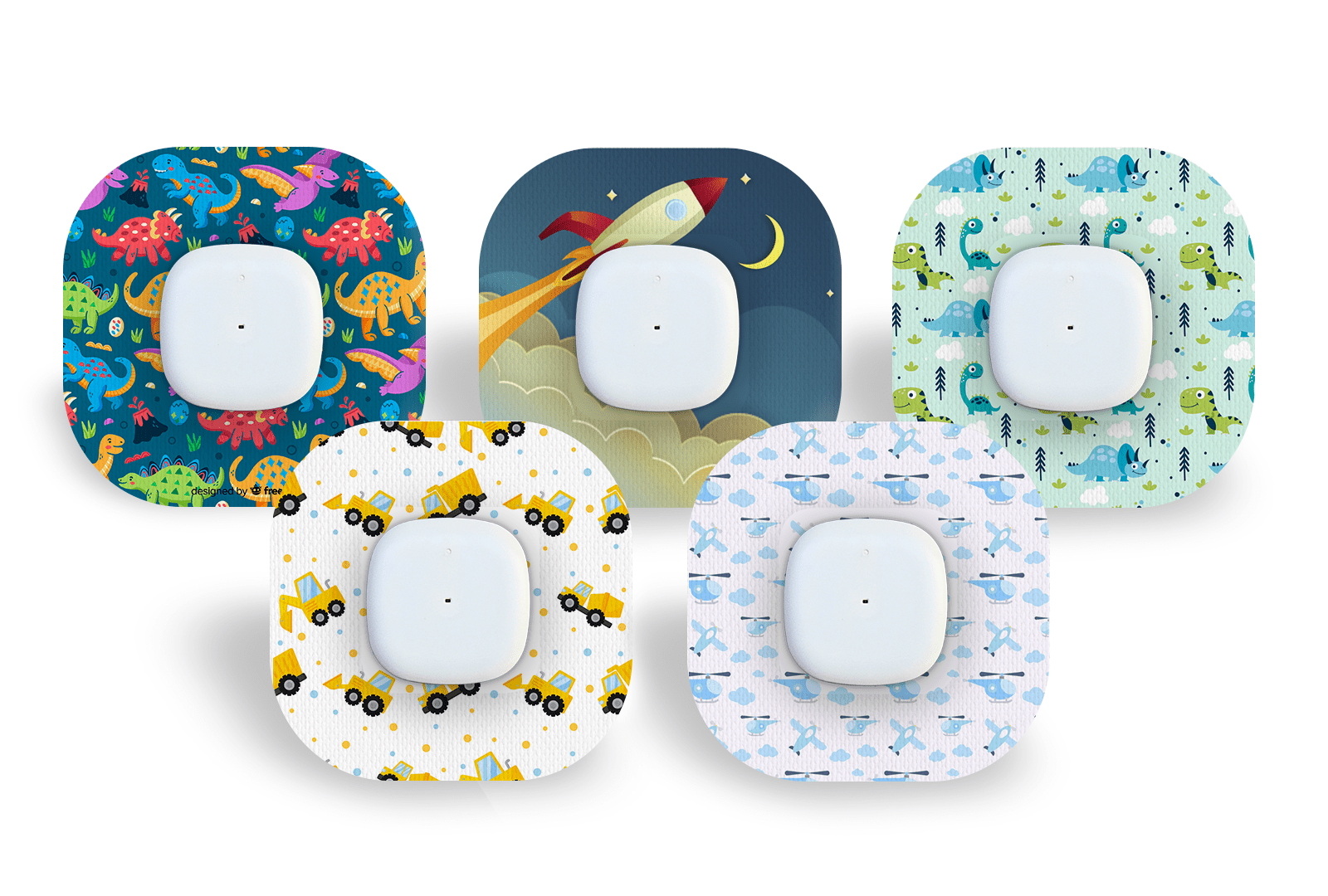 STEM Kids Patch Pack for Simplera - 5 - Pack diabetes supplies and insulin pumps