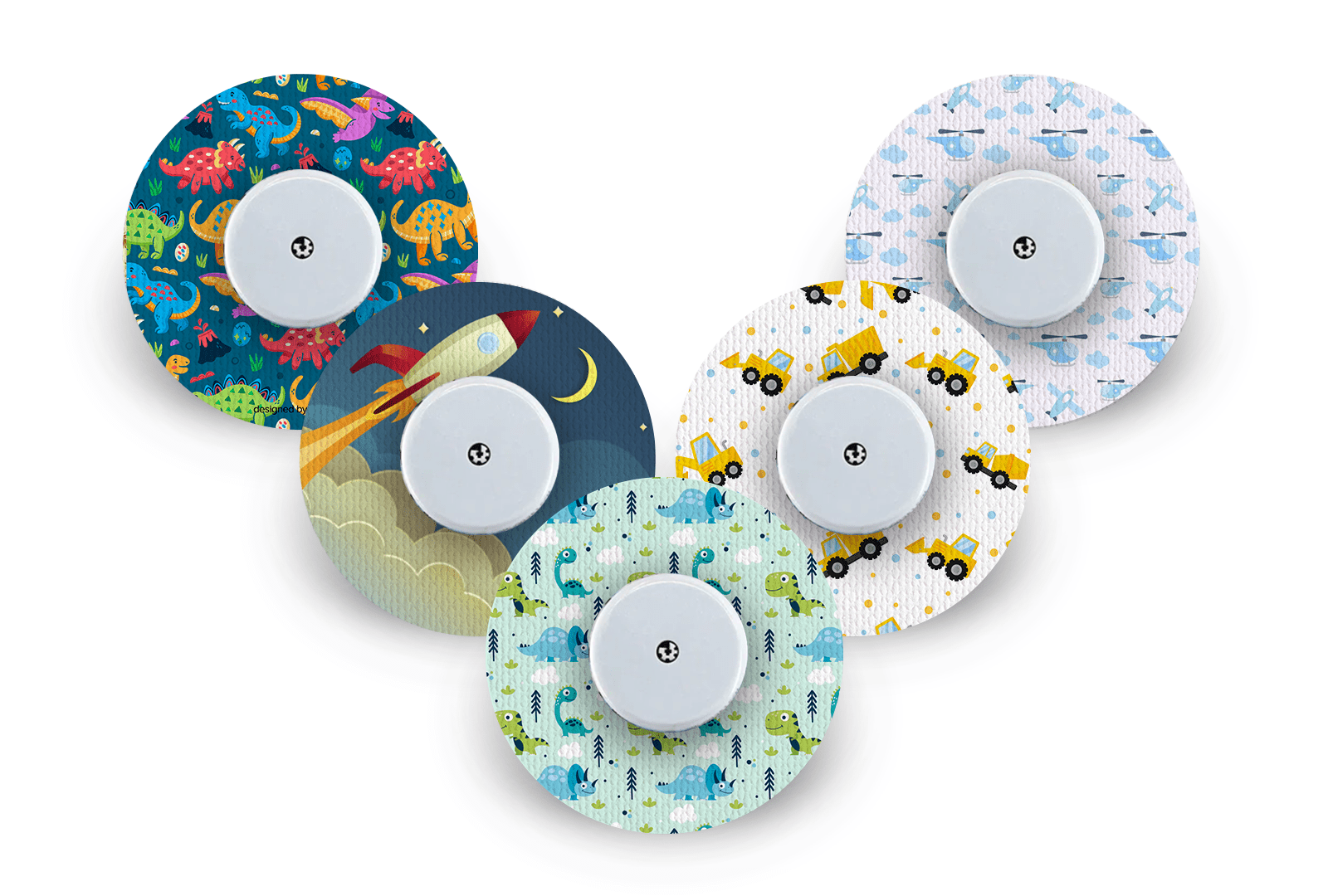 STEM Kids Patch Pack for Freestyle Libre - 5 Pack diabetes supplies and insulin pumps