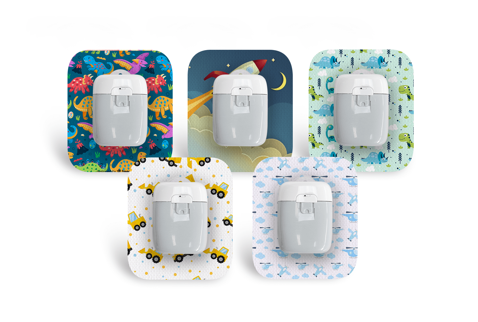 STEM Kids Patch Pack for Medtrum Pump - 5 - Pack diabetes supplies and insulin pumps