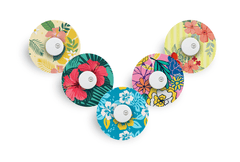 Summer Flowers Pack for Freestyle Libre 3 diabetes supplies and insulin pumps