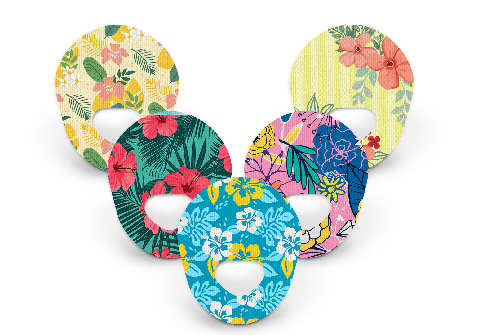 Summer Flowers Pack for Freestyle Libre 2 diabetes supplies and insulin pumps