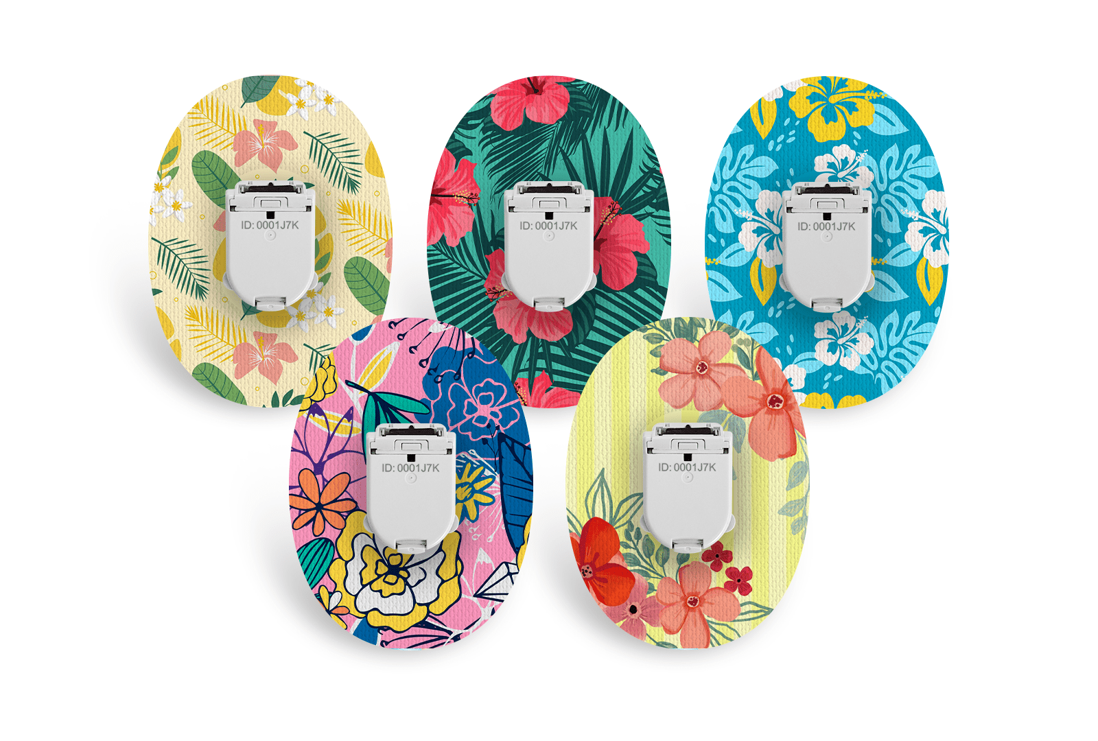 Summer Flowers Pack for Freestyle Libre 2 diabetes supplies and insulin pumps